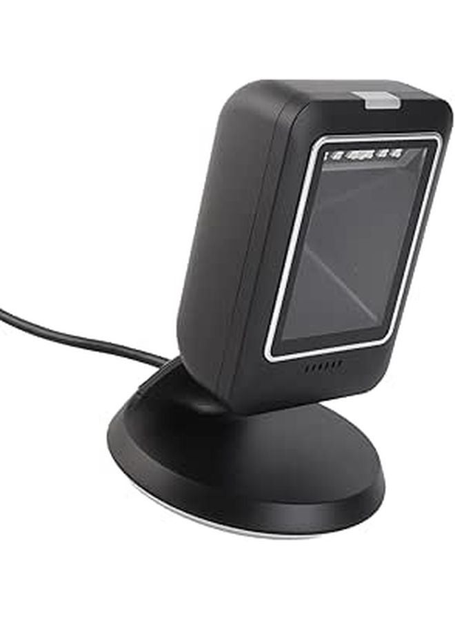 قارئ الباركود ثنائي الأبعاد السلكي USB للمكتب لمتاجر التجزئة والسوبر ماركت - Image 1