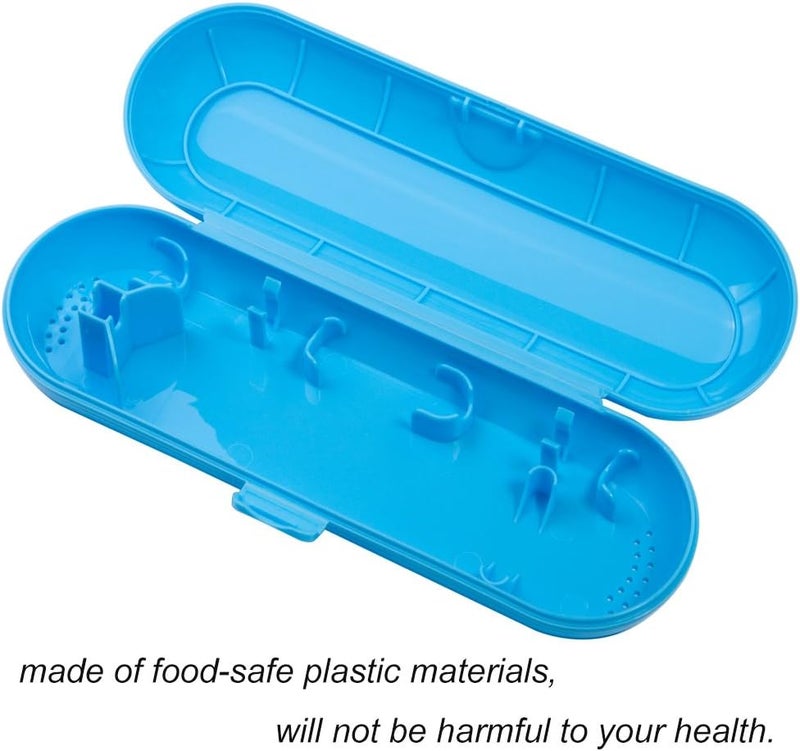 Nincha Portable Replacement Plastic Electric Toothbrush Travel Case for OralB Pro Series Blue - Image 2