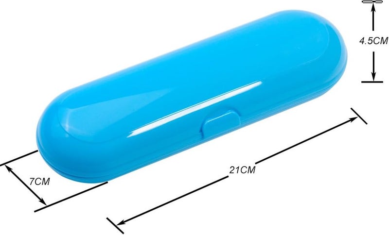 Nincha Portable Replacement Plastic Electric Toothbrush Travel Case for OralB Pro Series Blue - Image 3