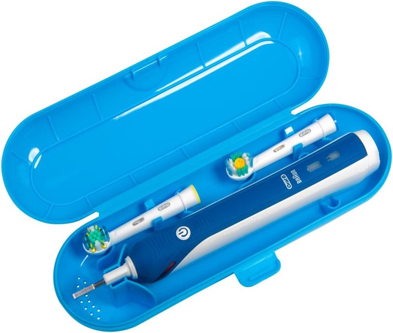 Nincha Portable Replacement Plastic Electric Toothbrush Travel Case for OralB Pro Series Blue - Image 1