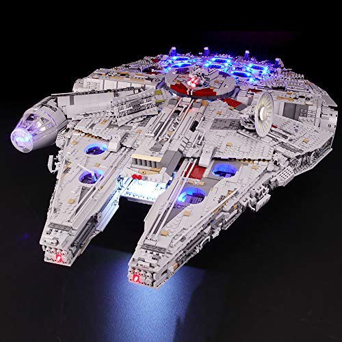 BRIKSMAX Led Lighting Kit for Star Wars Ultimate Millennium Falcon Compatible with Lego 75192 Building Blocks Model Not Include The Lego Set - Image 1