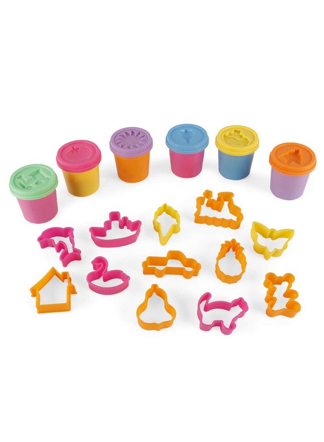 راتاناز رمال راتنا المذهلة متعددة الألوان - عبوة من 6 قطع بألوان مختلفة مع قوالب للأطفال - Image 3