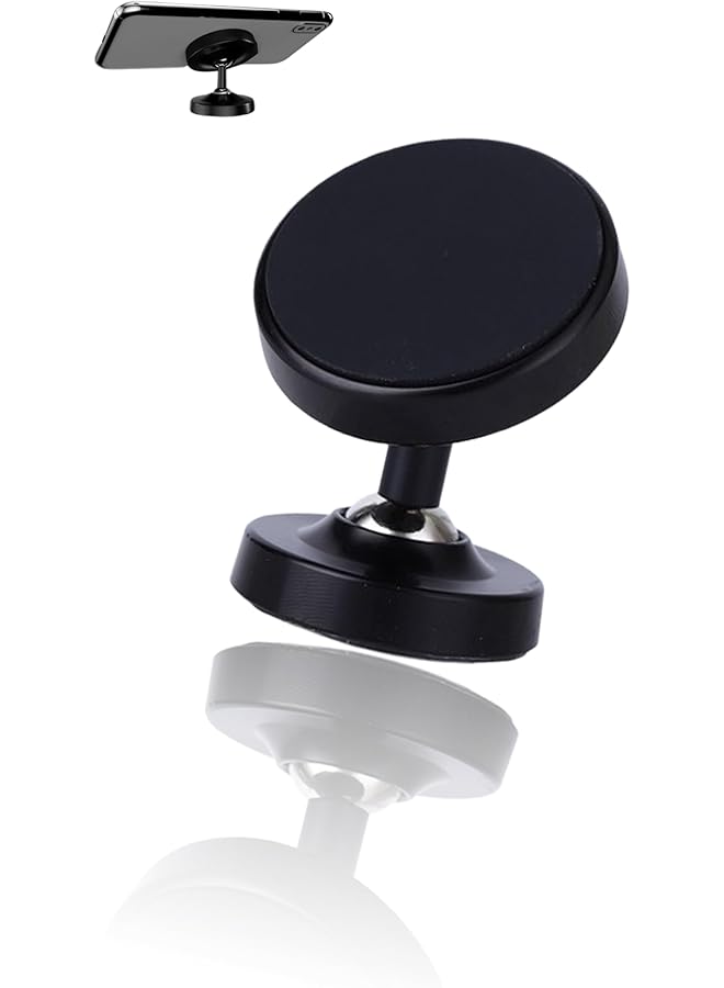 green tiger Magnetic Car Phone Holder, 360° Rotation Universal Mount with 3M Super Sticker Compatible for iPhone, Samsung, LG, GPS, Google - Strong Grip for All Cell Phones - Image 1