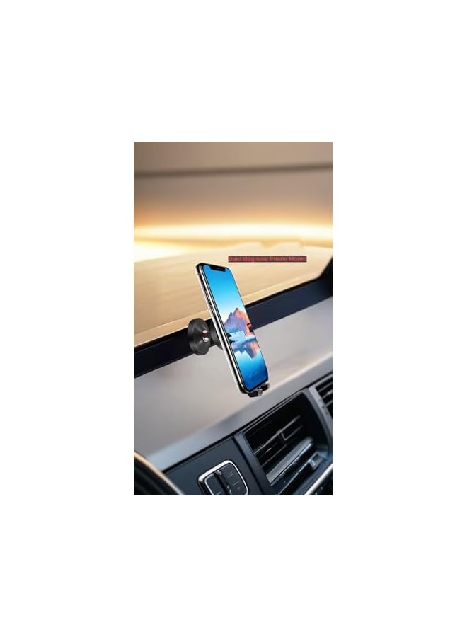 green tiger Magnetic Car Phone Holder, 360° Rotation Universal Mount with 3M Super Sticker Compatible for iPhone, Samsung, LG, GPS, Google - Strong Grip for All Cell Phones - Image 3