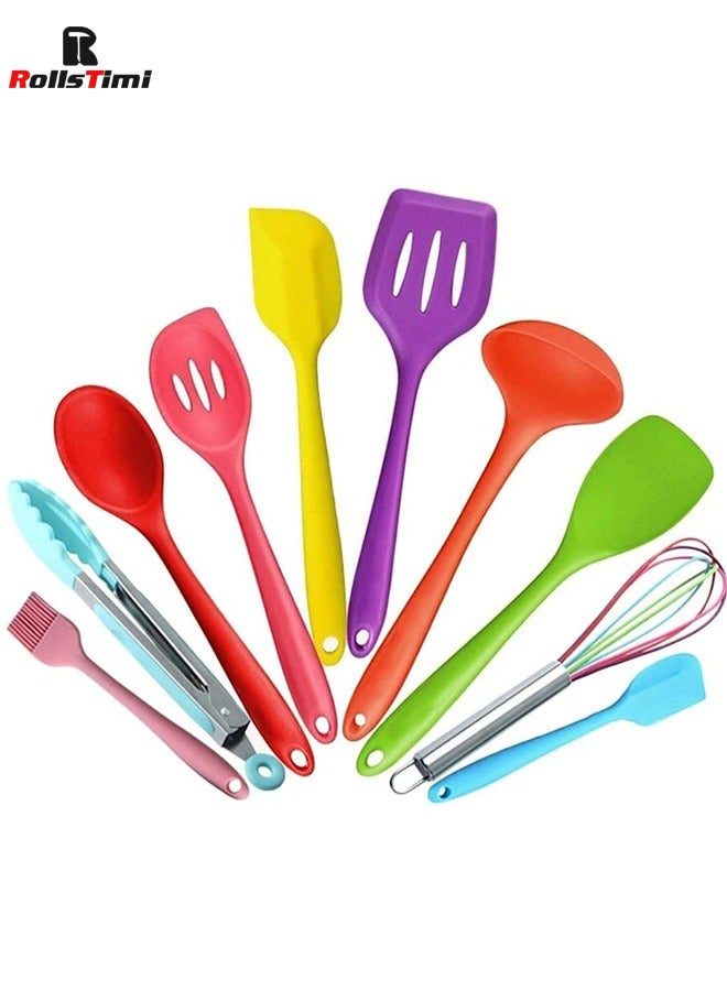 RollsTimi  10-Piece Silicone Kitchen Utensil Multicolour 18x7x15cm - Image 1