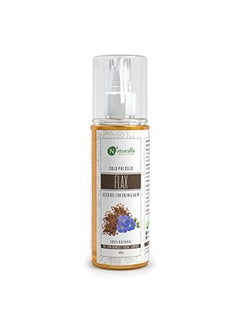 Naturalis Essence Of Nature Cold Pressed Flaxseed (Linseed) Carrier Oil Skin & Hair Growth, 200 Ml  - Image 1