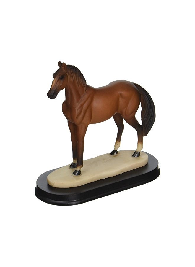 StealStreet StealStreet SS-G-11414 Horses Collection Brown Horse Figurine Decoration Decor Collectible - Image 1