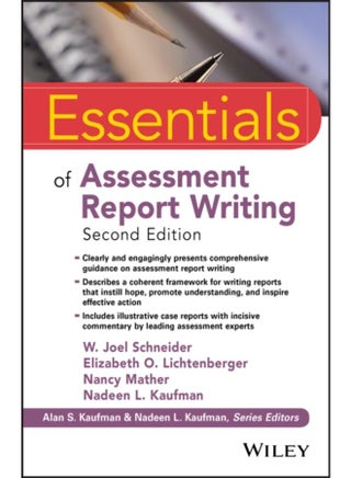 Essentials of Assessment Report Writing - pzsku/Z0A52E13A434E6B5CAF25Z/45/_/1721302765/5b7e6824-d601-4fe2-93e6-4b9e980a7722