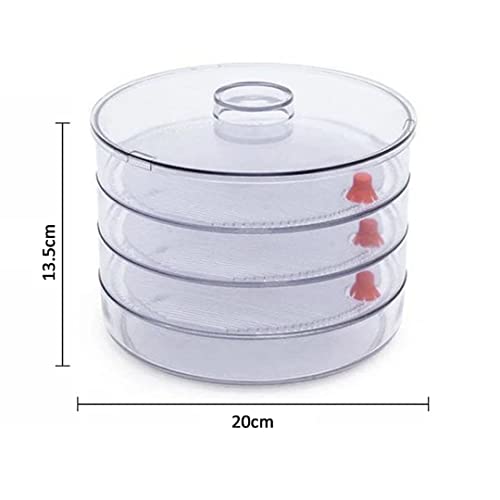 Suzec Plastic 4 Compartment Sprout Maker, White - Image 3