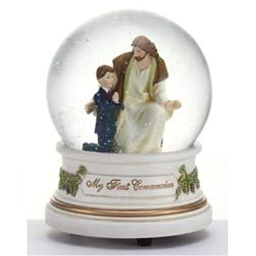 Roman Giftware Inc., Sacraments, First Communion, 5.5" H 100MM Musical Dome BOY,Religious, Inspirational, Durable (5x5x5) - Image 4