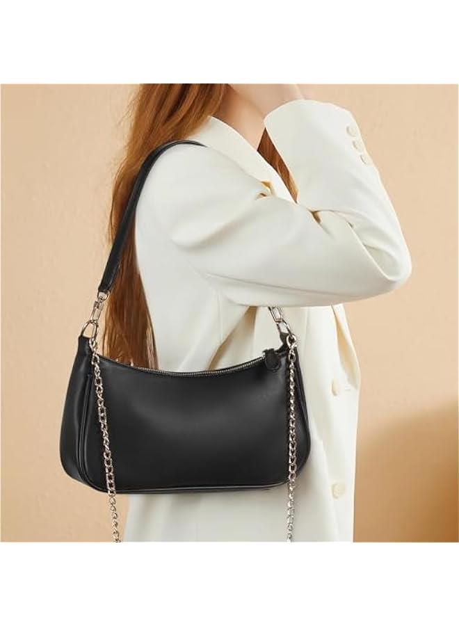 Arabest Clutch Tote Handbags, Shoulder Purse for Women Crossbody Bags Mini Hobo Bag Retro Vegan Leather Trendy Handbag  - Image 5