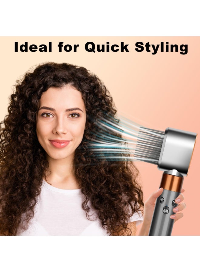 ملحق مشط واسع الأسنان (Wide-Tooth Comb) - إكسسوار لـ Dyson Airwrap مصمم كـ فرشاة تجفيف ما قبل التصفيف، مثالي لـ الشعر المجعد والمتعرج (Curly Coily Hair). متوافق مع طرازات HS01 وHS05، وهو قطعة بديل للجزء رقم NO.971894-03. - Image 4