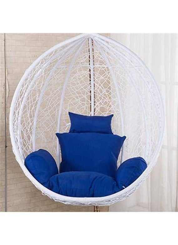 ANAND INDIA GROUPS ANAND INDIA GROUPS Polyester Designer Cushion for Hanging Swing Chair for Outdoor Egg Swing ChairGarden Swing Seat Padded Pillow Cushion Blue  - Image 2