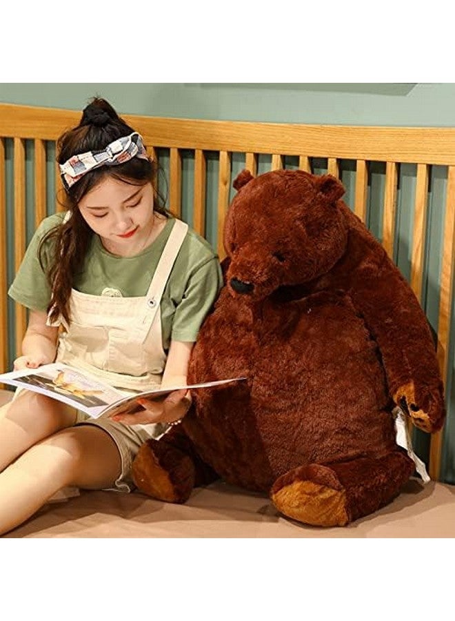 Djungelskog دب جنجلسكوغ 39.3 بوصة - دب ناعم وضخم - لعبة قماشية قابلة للعناق والاحتضان - هدية مثالية للصبيان والبنات وصديقة - ناعم للغاية وقابل للاحتضان! - Image 3