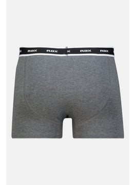 RBX Men 3 Pieces Brand Logo Boxer Briefs, Black/Olive  - Image 4