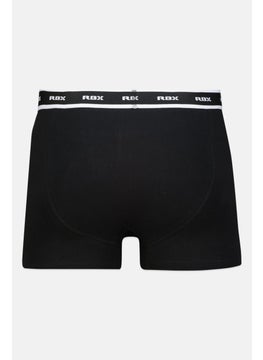 RBX Men 3 Pieces Brand Logo Boxer Briefs, Black/Olive  - Image 3
