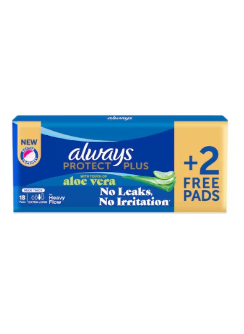 Always - Protect Plus, Maxi extra Long 18 Pads - Image 1
