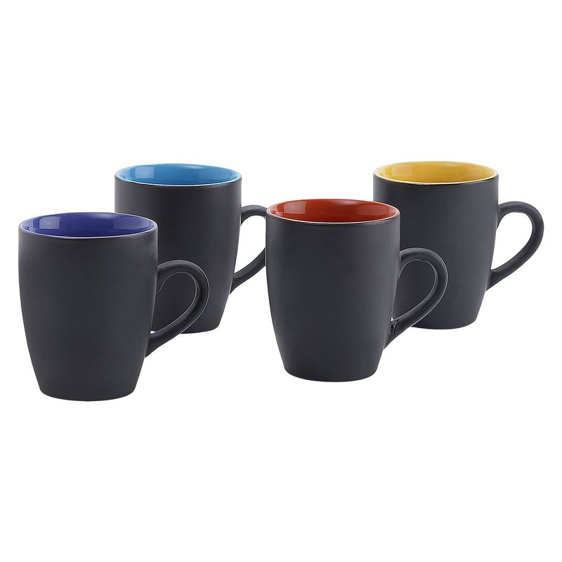Kittens KITTENS Ceramic Coffee Mug Set of 4 Handpainted Mugs Microwave and Dishwasher Safe Food Grade Material 330 ml Multicolour Inside - Image 2