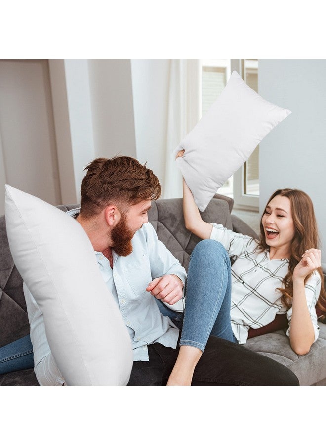 Utopia Bedding Throw Pillows Insert (Pack of 2, White) - 20 x 26 Inches Bed and Couch Pillows - Indoor Decorative Pillow - Image 5