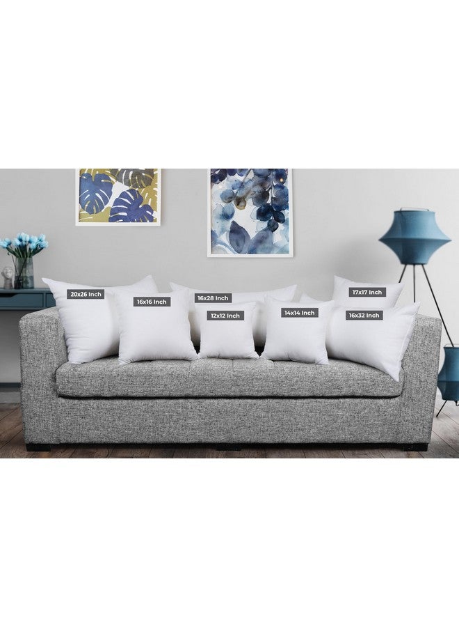 Utopia Bedding Throw Pillows Insert (Pack of 2, White) - 20 x 26 Inches Bed and Couch Pillows - Indoor Decorative Pillow - Image 2