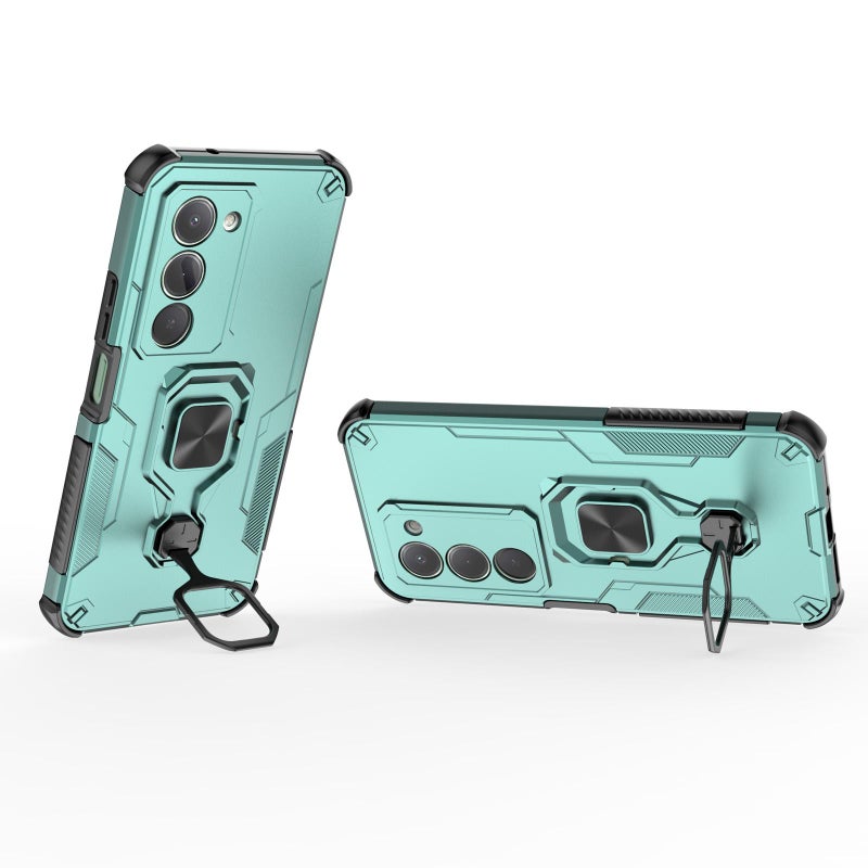 إيروريكس جراب هاتف هجين من مادة TPU بمسند معدني لهاتف Redmi 15 5G Global/15 4G SEA مقاس 169 مم (أخضر) - Image 4
