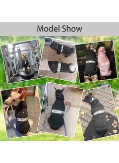 BINGPET Security Dog Hoodies Puppy Sweater Cold Weather Dog Coats Soft Brushed Fleece Pet Clothes Hooded Sweatshirt For Dog Cat  - Image 5