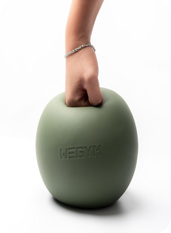 WeGym Pilates Ball 7.87 inch with Pump, Slip Resistant Exercise Ball, Mini Yoga Ball Core Strength, Workout at Home Gym, Grey - Image 2