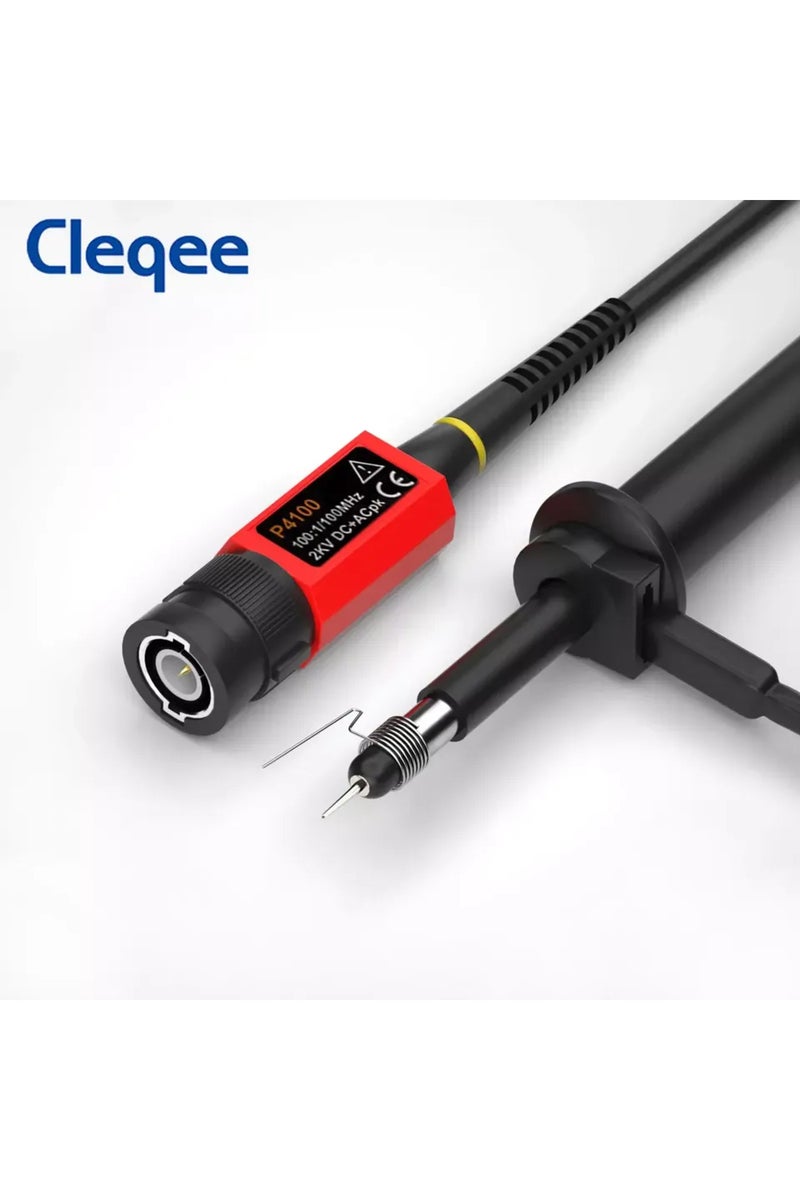 erorex Cleqee P4100 High Voltage Oscilloscope Probe 100:1 2KV 100MHz 100X Safety BNC Connector for Oscil... - Image 4