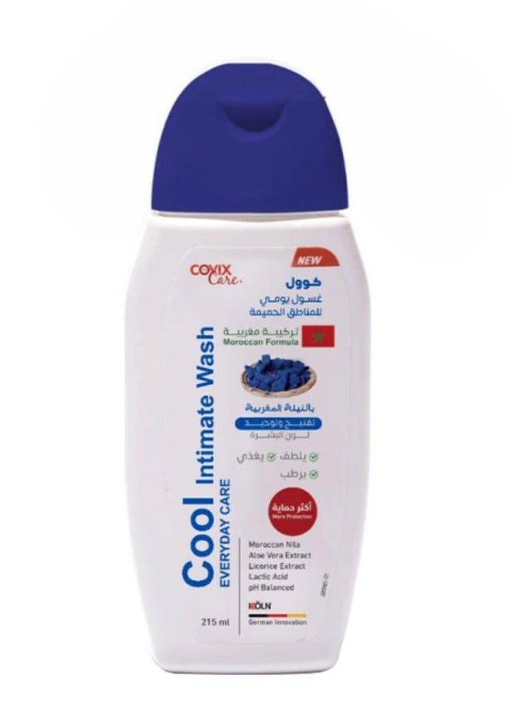 covix Cofix Care Daily Intimate Wash, Blue Indigo Wash 215ml Antibacterial Wash 400ml - Image 3