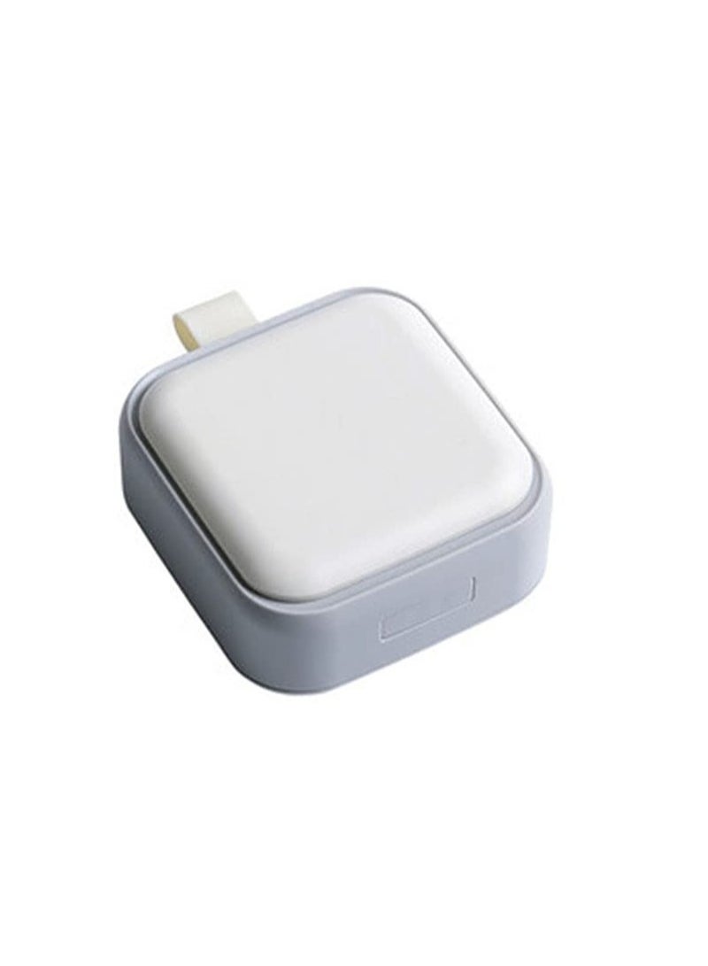 Suntown Small Pill Case Pill Box Travel Daily Pill Organizer Portable Pretty Pill Container for Purse Pocket Compact Medicine Holder for Fish Oils Supplements White - Image 1