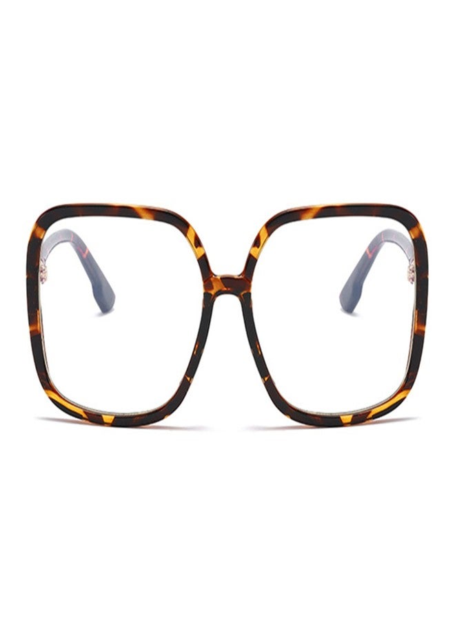 bullabulling Retro Square Reading Glasses For Women Blue Light Blocking Oversized Eyeglass Frames Large lens (Leopard, 1.50, x) - Image 2