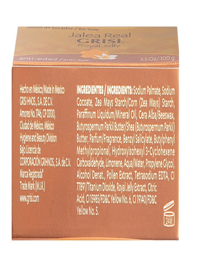 Grisi Royal Jelly Soap, Cleansing, and Smoothing Soap Nourish your skin, Improves your skin Elasticity, Extra Hydration, 6-Pack of 3.5 Oz each, 6 Bar Soaps. - Image 5