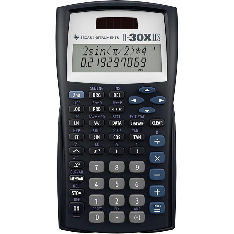 Texas Instruments TI-30XIIS Scientific Calculator, Black 1 Pack - Image 2