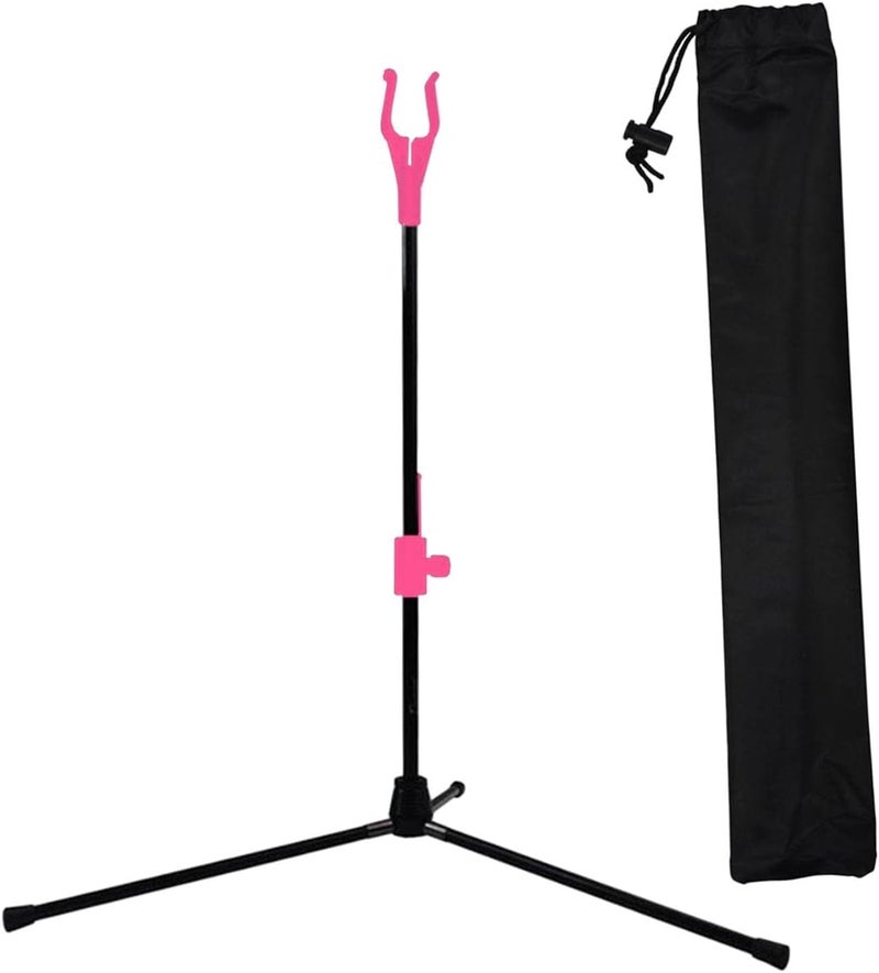 klarako Compound Bow Stand Rack Holder Foldable Archery Bow Stand Tripod Portable Recurve Bow Holder Bracket with Storage Bag for Archery Target Shooting - Image 1