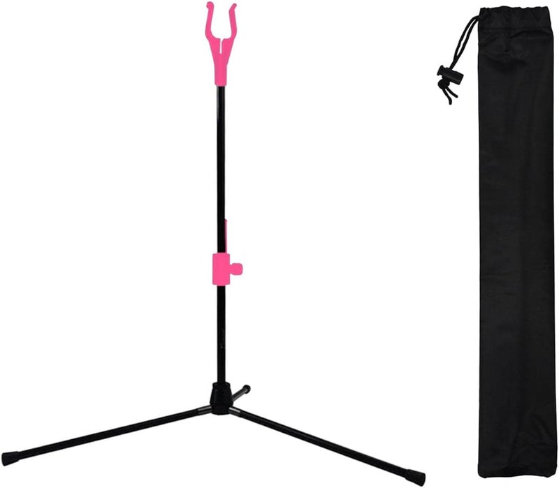 klarako Compound Bow Stand Rack Holder Foldable Archery Bow Stand Tripod Portable Recurve Bow Holder Bracket with Storage Bag for Archery Target Shooting - Image 3
