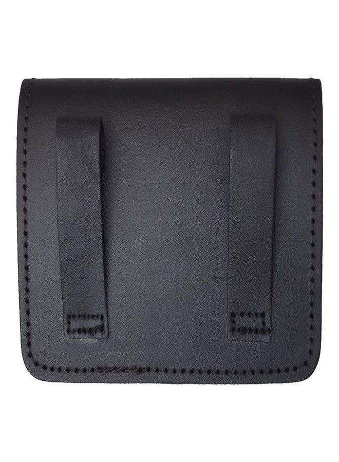 AAR Scottish Celtic Embossed Black Leather Belt Pouch Sporran Bag Piper Drummer - Image 3
