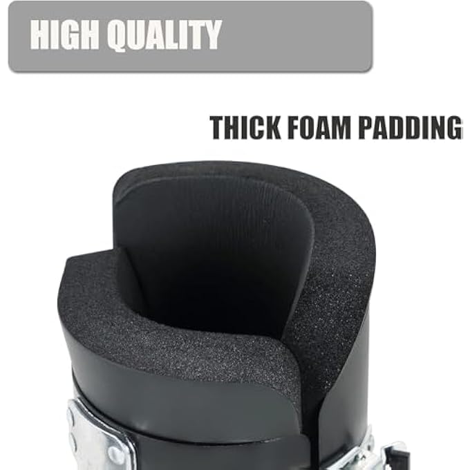 rayihni Anti Gravity Boots, Black Inversion Boots For Men And Women With 2 Gravity Hooks, Exercise Recovery Compression Relief Fitness Equipment For Home Gym Workout Training - Image 5