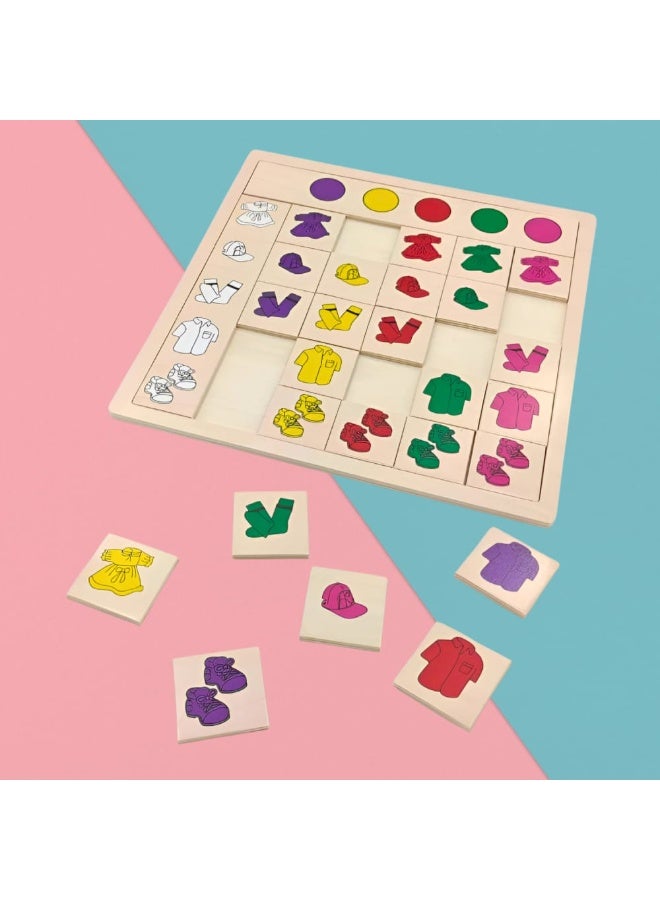 A game of arranging facial expressions and colorful clothes - Image 4