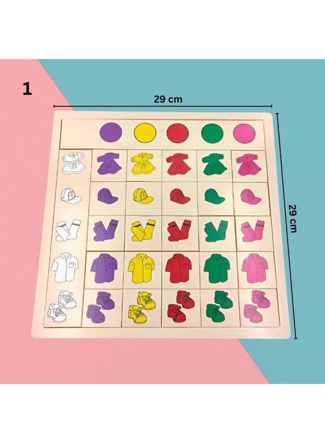 A game of arranging facial expressions and colorful clothes - Image 3