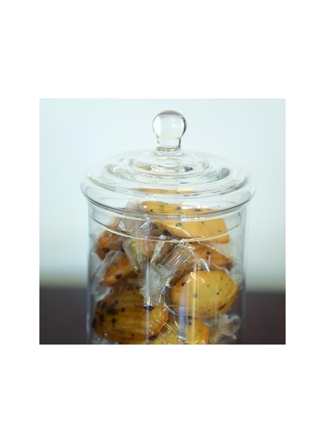 Green Tiger 33 cm Glass Apothecary Jars Clear Elegant Storage Jar Decorative Candy Buffet Jars Wedding Candy Organizer Storage Canisters Home - Large - Image 3