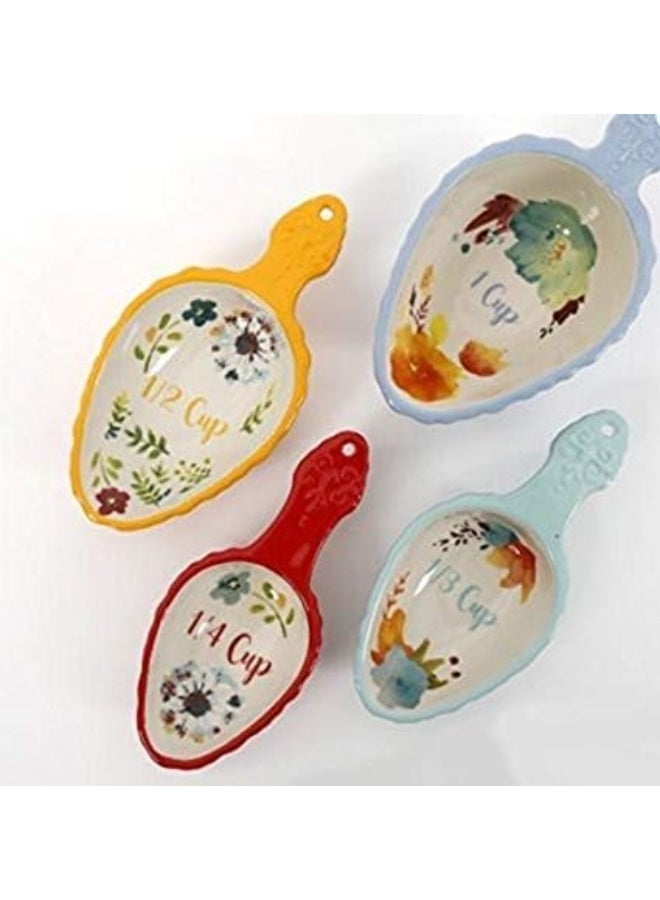 The Pioneer Woman The Pioneer Woman Willow Ceramic Measuring Scoop Set  - Image 2