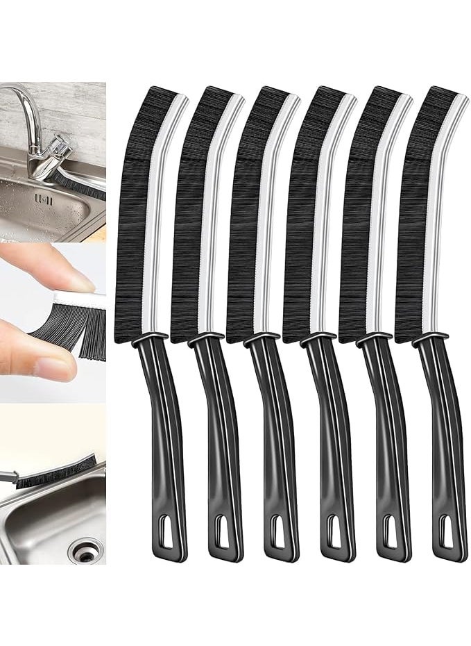 sayyes SayYes Pack of 6 Mini Gap Cleaning Brush Hard Bristle Gap Brush for Cleaning Multipurpose Crevice Dead Corner Used for Home Toilet Bathroom Kitchen Tiles Window Slots  - Image 1