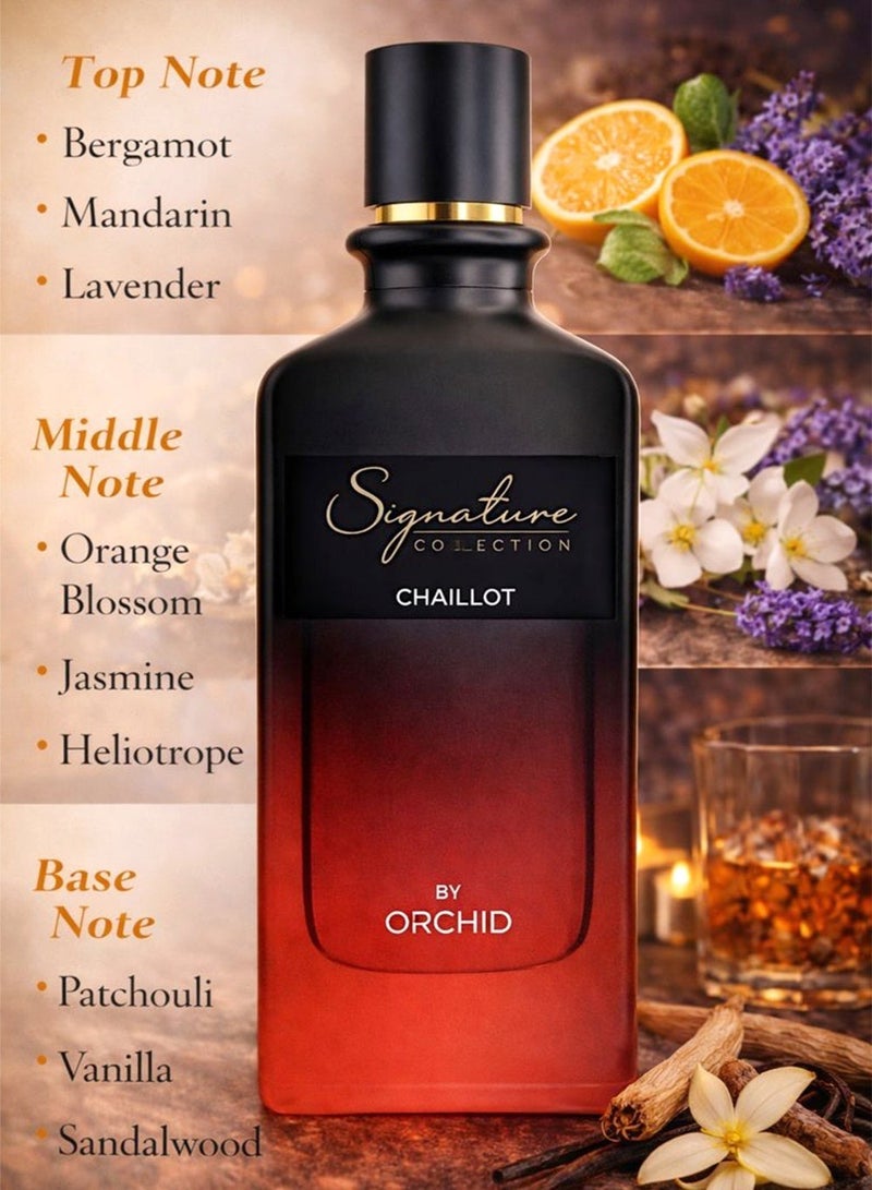 Orchid Signature Chaillot Pour Femme 90ml Eau de Parfum for Women | Orchid | Elegant Floral Woody Vanilla Perfume - Image 3