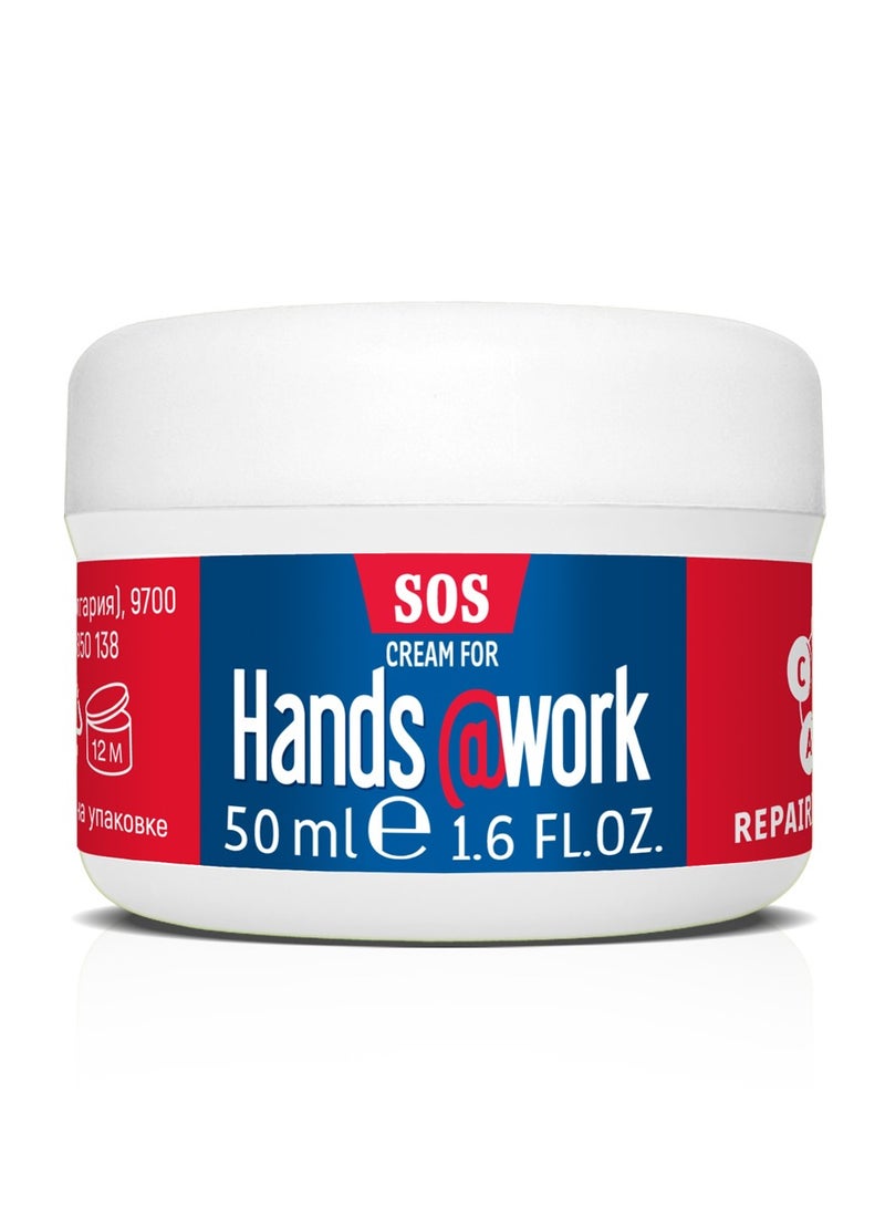 Hands@work كريم إصلاح SOS لليدين من Hands@work، 50 مل - Image 1