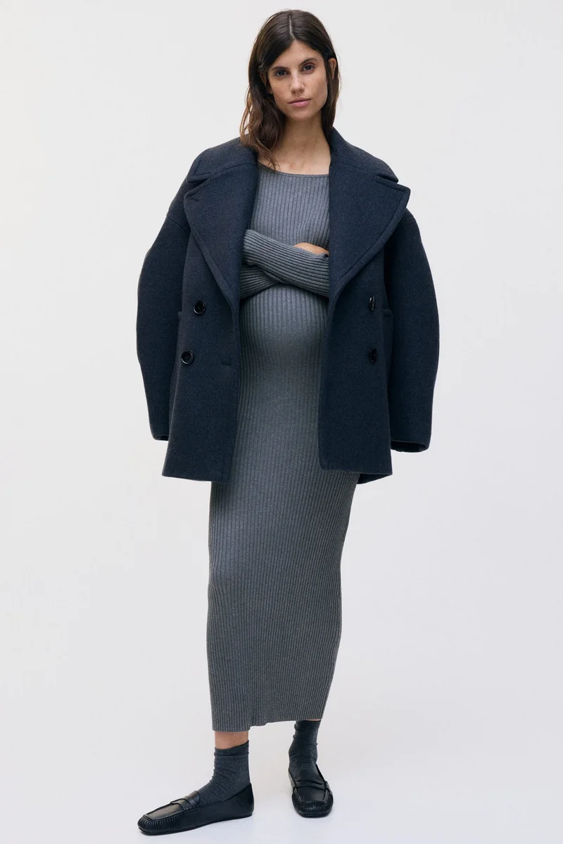 اتش اند ام فستان ماما بنمط بوديكون بقبة واسعة