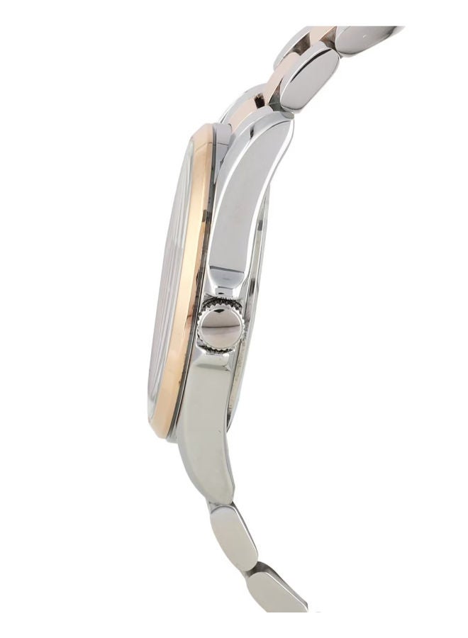 DANIEL KLEIN ساعة يد نسائية daniel_klein من الستانلس ستيل بمينا أسود وعقارب دائرية DK.1.13242-6 - Image 4