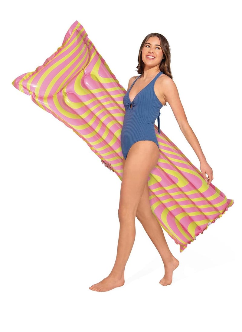 INTEX Razzle Dazzle Wave Mats Giant Inflatable Fun Size 1.83m x 69cm Assorted Color  - Image 4