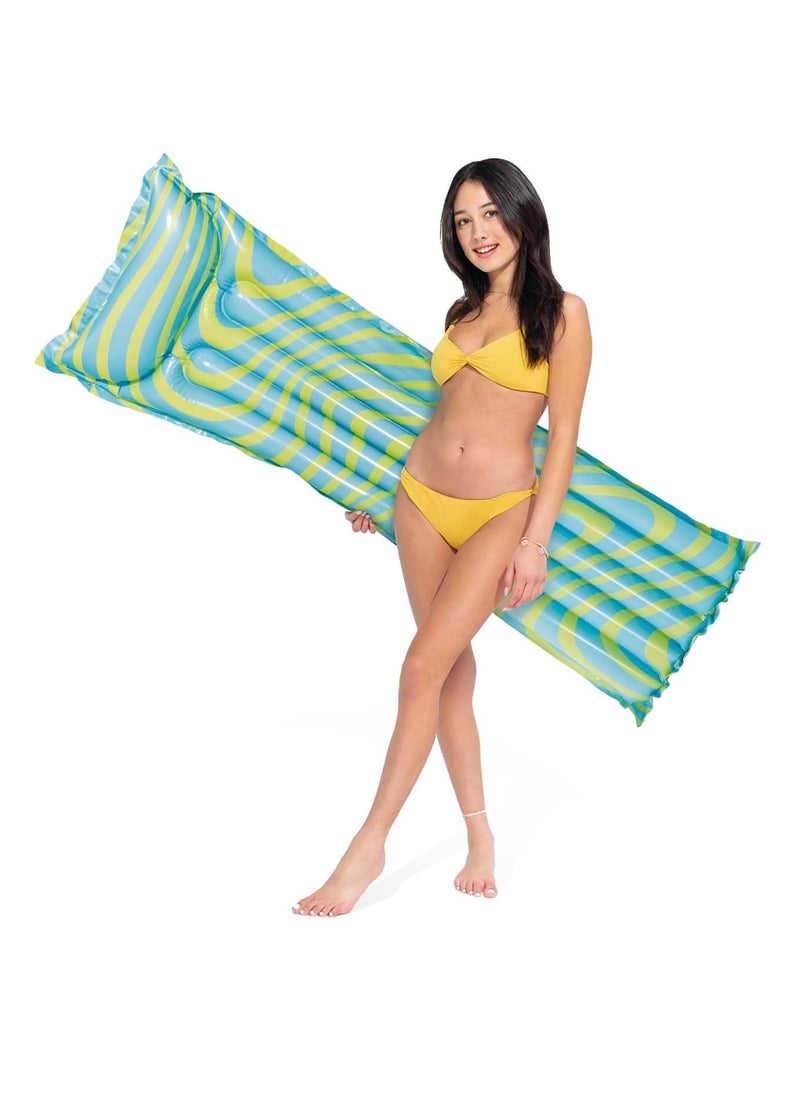 INTEX Razzle Dazzle Wave Mats Giant Inflatable Fun Size 1.83m x 69cm Assorted Color  - Image 5