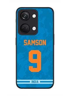 Cover for ONEPLUS NORD 3 5G / OnePlus Ace 2V Case, Rugged Black Slim fit Protective Phone Cases - Player Name - Sanju Samson, Jersey Number- 9