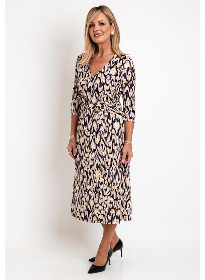 GERRY WEBER Abstract Print A-Line Midi Dress  - Image 2